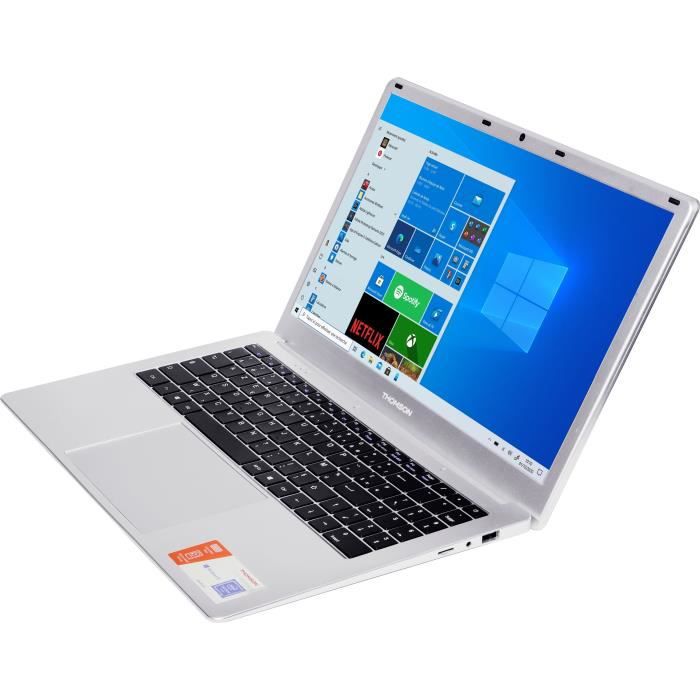 PC Portable Ultrabook - THOMSON NEO15 - 15,6 FHD - Celeron N4020 - RAM 4Go - 128Go SSD - Windows 11S AZERTY + Office 1 an
