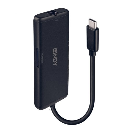Lindy 43358 station d'accueil Avec fil USB 3.2 Gen 1 3.1 Gen 1 Type C Neuf