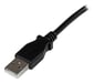 StarTech.com Cable Adaptador USB 3m para Impresora Acodado - 1x USB A Macho - 1x USB B Macho en Ángulo Derecho