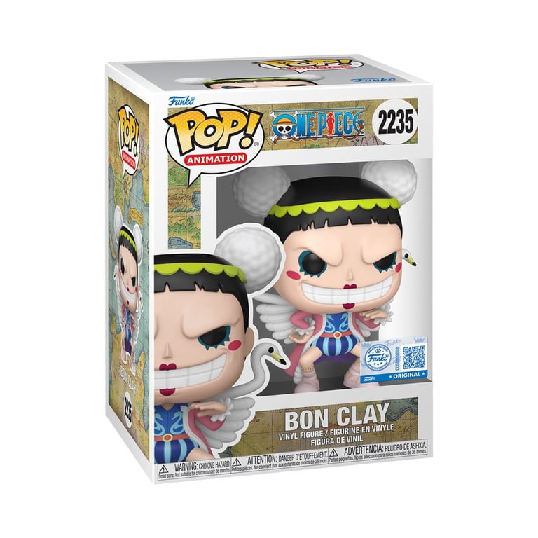 Figurine Funko Pop Animation One Piece Bon Clay with Chase Modèle aléatoire - vue 2