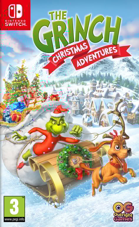 Jeu Nintendo Switch Le Grinch: Les Aventures de Noël Action En boîte + Code de téléchargement - vue 3