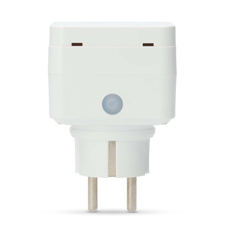 Prise Connectée Wi Fi IP44 Wattmètre Type E avec Clapet Neuf - vue 3