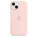 Custodia Apple in silicone con MagSafe per iPhone 14 - Rosa gesso Apple iPhone 14