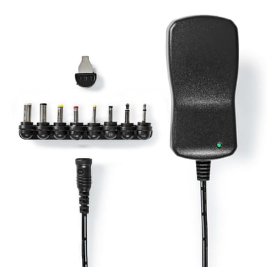 Nedis ACPA109 adaptateur de puissance & onduleur Intérieur & extérieur 18 W Noir