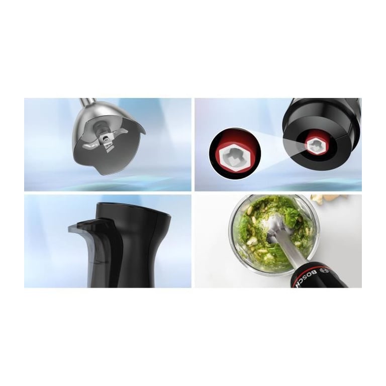 Mixeur plongeant BOSCH ErgoMaster Série 4 moteur 4 lames QuattroBlade Neuf - vue 2