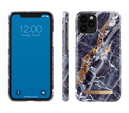 IDEAL OF SWEDEN Funda para Apple iPhone 11 Pro Fashion Diseño Mármol Azul