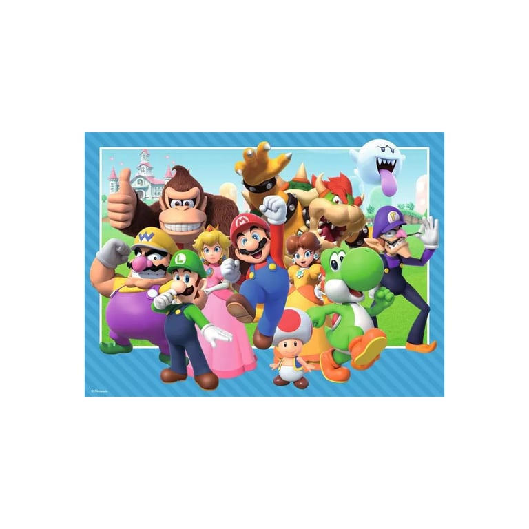 Puzzle 100 pièces : Super Mario : Let' a go ! Ravensburger France - vue 3