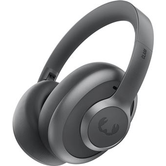 Clam Ace 2 - Casque sans fil Fresh 'n Rebel avec suppression adaptative Hybride du bruit actif, Storm Grey