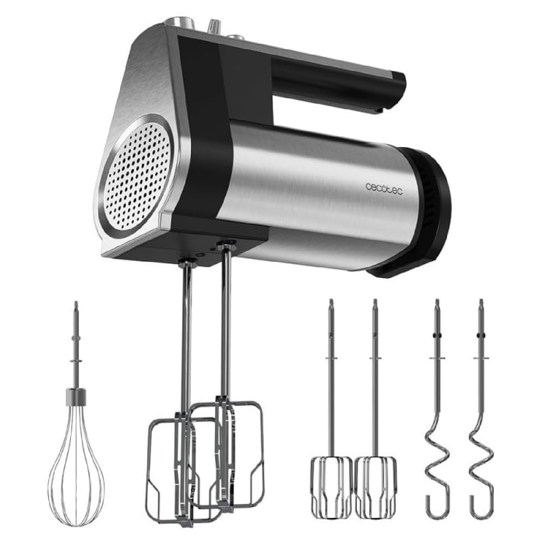 Batteur à Main Cecotec PowerTwist 500 Full Steel – 500 W, 5 Vitesses, 3 Accessoires - vue 2