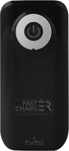 Batterie de secours USB A 4000 mAh FastCharge 2.4A Noir Puro