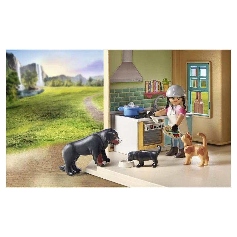 Jeux D'imitation Vétérinaire Et Centre De Thérapie Playmobil La Boite - vue 2