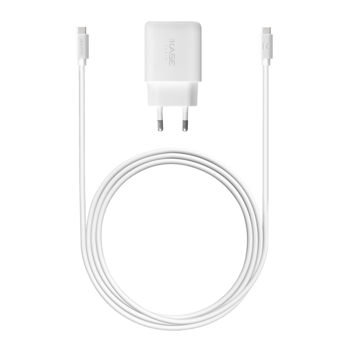 Evetane Chargeur iPhone 13 ,12 , 11, XR, X, XS, XS Max, SE 2020, 8 Plus, 8  - ultra rapide Double Port 20 W avec Cable USB-C