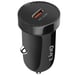 Chargeur Voiture Allume cigare USB C 20W Power Delivery Compact Noir
