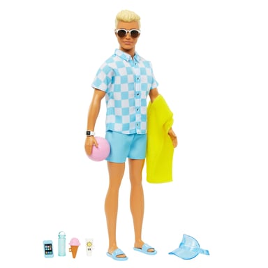 Barbie – Poupée Ken Plage - Neuf