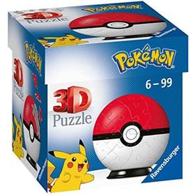 Puzzle 3D , Pokémon Pokeball classic, 54 Pz