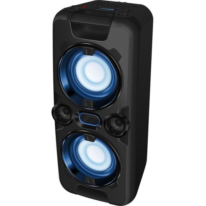 Enceinte audio sans fil - SENCOR - SSS 3800 - 60 W - 30 radios FM - Bluetooth - Lumieres LED clignotantes - Noir - Neuf