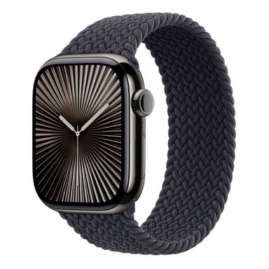 Bracelet Boucle unique tressée pour l'Apple Watch | 44/45/46/49 mm - Taille 1 - Midnight