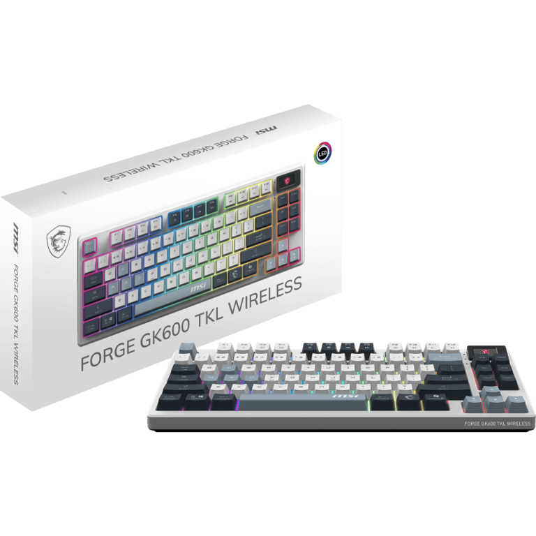 MSI FORGE GK600 TKL Sans Fil Sky
