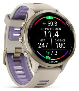 Forerunner 970 Montre GPS Beige Or Titane Soft Gold