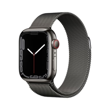 Apple Watch Series 7 OLED 45 mm Digital Pantalla táctil 4G Grafito Wifi GPS (satélite)