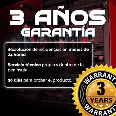 PC Racing Submariner PC Gaming Intel Core i7-12700KF / 32GB / 2TB SSD / RTX 5050 + Windows 11 Pro