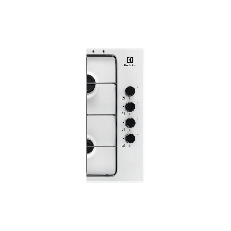 Plaque Gaz Electrolux EGS6414W – 4 Zones, 8000 W, Acier Inoxydable - vue 3