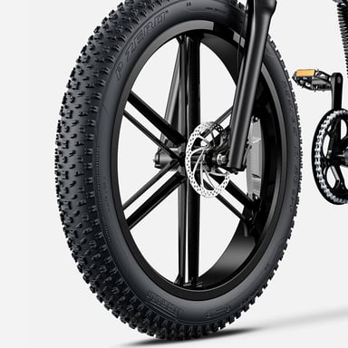 ENGWE X26 48V 29Ah Doppia batteria 1000W Bici elettrica pieghevole fuoristrada-Nero