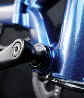 Vélo électrique pliable Onemile E1P, 250 W, 36 V 10 Ah, 25 km/h, bleu.