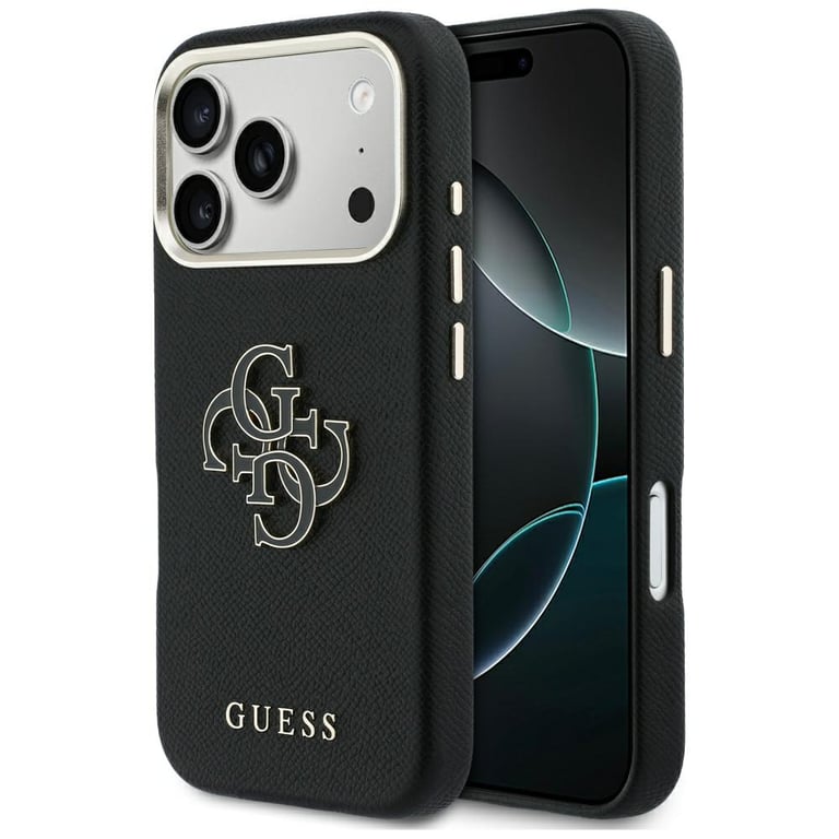 Coque Guess Hardcase Resin Logo pour iPhone 17 Pro Max