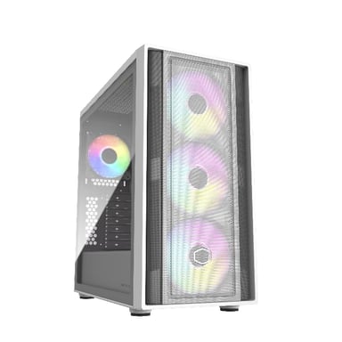 Cooler Master MasterBox 600 White Bureau Blanc - Neuf