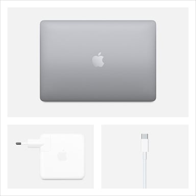 MacBook Pro M1 (2020) 13.3', 3.2 GHz 256 Go 8 Go  Apple GPU 8, Gris sidéral - QWERTY - Espagnol