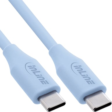 InLine 35891B câble USB USB 2.0 1 m USB C Bleu