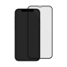 Protection d'écran antibactérienne en verre trempé ultra-résistant (100% de surface couverte) pour Apple iPhone 12/12 Pro, Noir