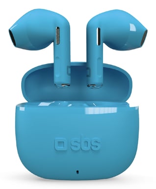 SBS Go Pods Casque True Wireless Stereo (TWS) Ecouteurs Appels/Musique USB Type-C Bluetooth Bleu