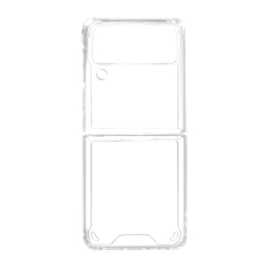 Funda para Samsung Z Flip 3 Dura Rigida Bordes Bumper Fina Ligera Transparente