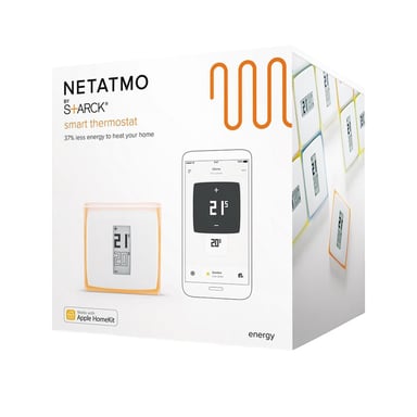 Thermostat intelligent Netatmo nth01-en-eu blanc translucide