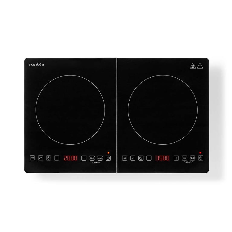 Nedis Plaque à induction Foyer: 2 3500 W Protection contre la surchauffe