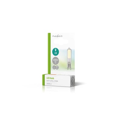 Nedis Bombilla LED G9 4W 2700K 400lm IPX2 Cápsula G9 Blanco