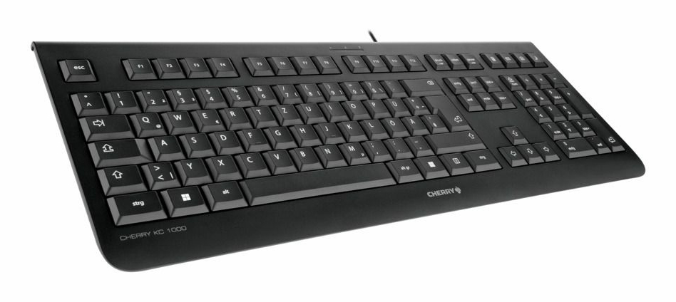 CHERRY KC 1000 clavier Universel USB AZERTY Belge Noir - Neuf