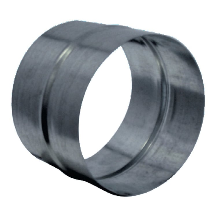 Manchon raccord mâle UNELVENT MRT 80 860355 acier galvanisé 80 mm argenté - Neuf