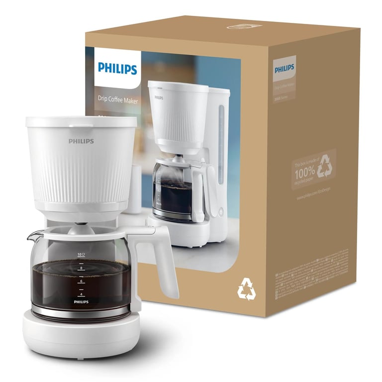 Cafetière Filtre PHILIPS HD7411/00 – 10 Tasses, 1080 W, Arrêt Automatique - vue 8