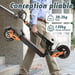 Patinete Eléctrico MAXTURN X1 - 1000W 48V15.6Ah 10'' Neumáticos Tubeless Scooter Eléctrico Chasis Aluminio - Negro