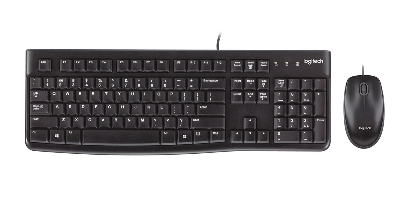 Ensemble Clavier Filaire Logitech MK120 AZERTY - vue 4