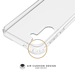 Guscio ibrido invisibile in plastica riciclata all'83% per Samsung Galaxy S24 5G, trasparente