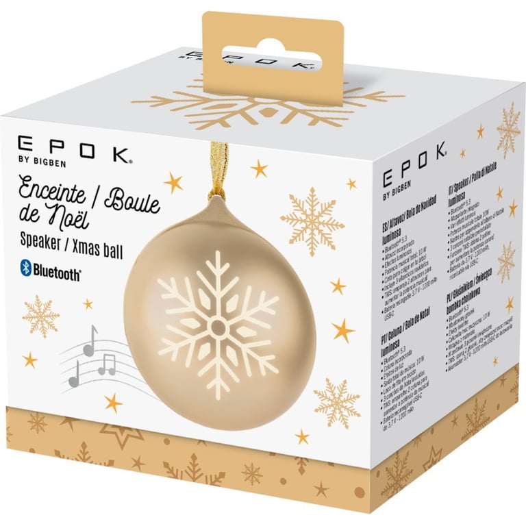 Enceinte bluetooth BIGBEN Format Boule de Noël - vue 6