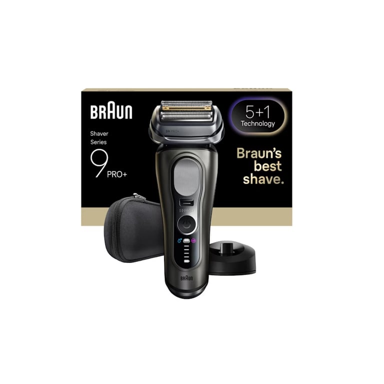 Braun Series 9 Pro+ 9615S Rasoir à grille Tondeuse Noir, Gris - Neuf