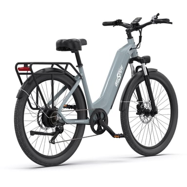 Bicicleta Eléctrica ONESPORT OT05 - Ruedas 27.5'' Motor 250W Batería 36V18.2Ah Autonomía 60KM - Gris