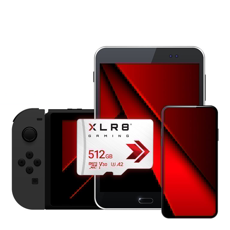 PNY XLR8 512 Go MicroSDXC UHS-I Classe 10 - Neuf