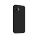 Custodia antiurto in morbido silicone gel per Apple iPhone 12 mini, nero satinato