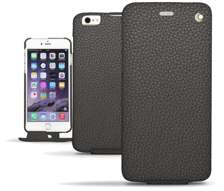 Housse cuir Apple iPhone 6S Plus - Rabat vertical - Anthracite ( Pantone 424C ) - NOREVE